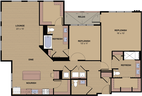 B2F_2BD 2 Bath_1657sqft